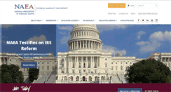 Desktop Screenshot of naea.org